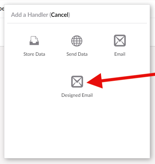 Select Designed Email